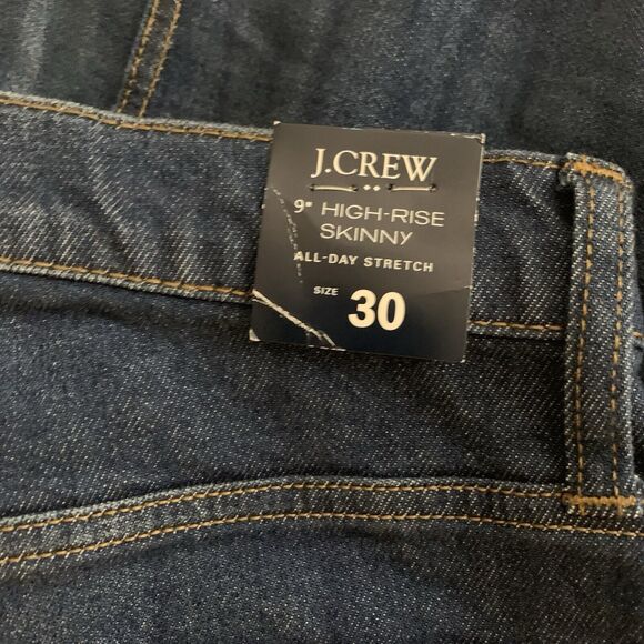 J.Crew Jeans NWT Women's Size 30 High Rise Skinny Stretch Medium Wash - Picture 4 of 8